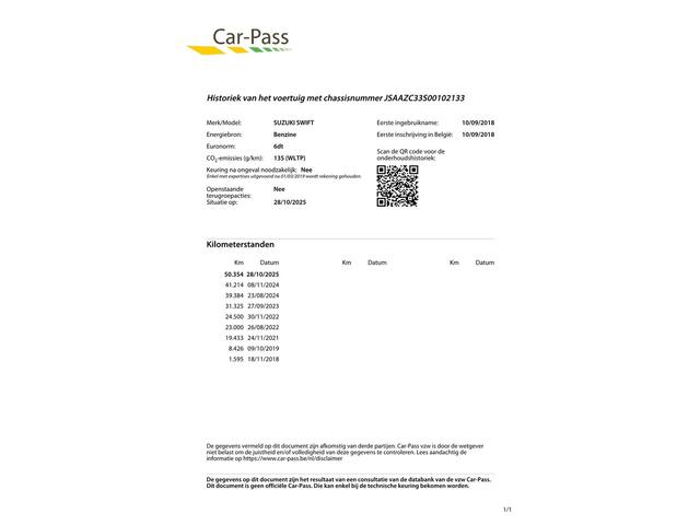 Suzuki SWIFT 1.4 140pk Sport Clima/Camera/Navi/54dkm...