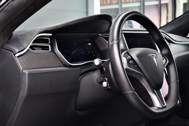 Tesla MODEL S 90D ¤26.300 ex btw Autopilot Pano Luchtvering Alcantara Sportstoelen Keyless