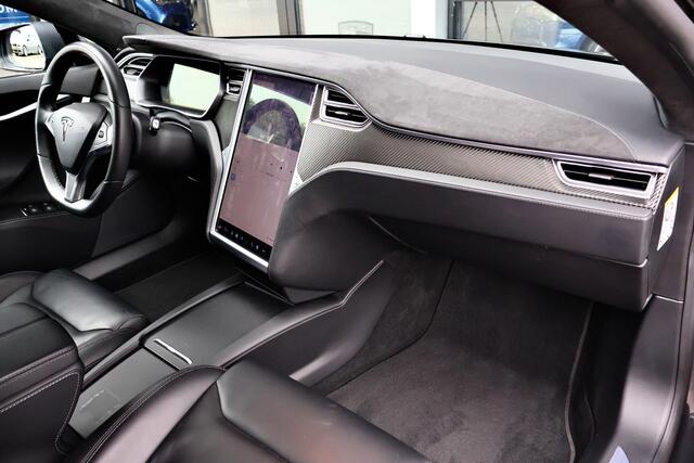Tesla MODEL S 90D ¤26.300 ex btw Autopilot Pano Luchtvering Alcantara Sportstoelen Keyless
