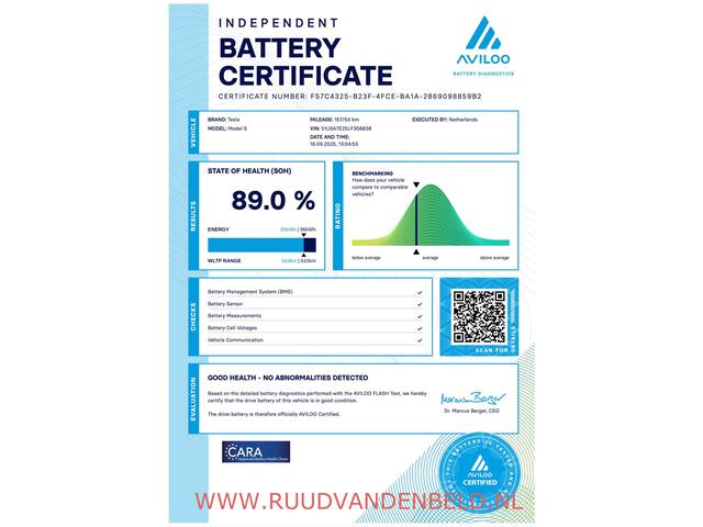 Tesla MODEL S Long Range RAVEN !! 89%SOH FSD-AUTOPILOT !! CCS PREMIUM-AUDIO+INTERIEUR