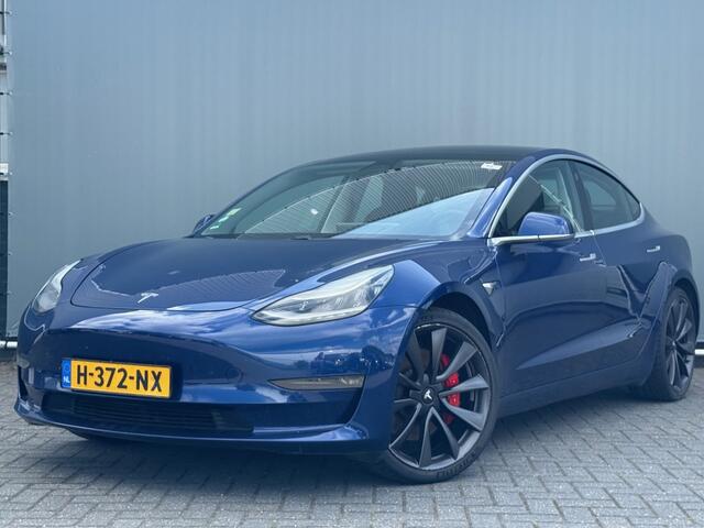 Tesla Model 3 BWJ 2020 Performance 463 PK AWD 75 kWh | LEER | PANO |