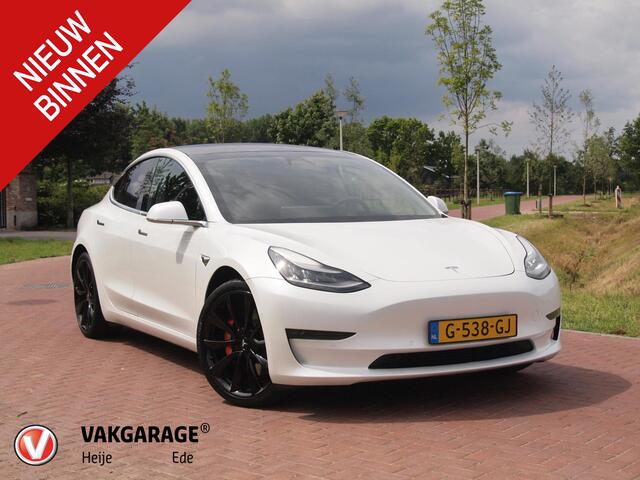 Tesla Model 3 Performance AWD 75 kWh | Camera | Glazen dak | DAB | NL-Auto |