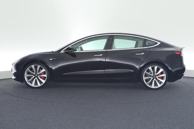 Tesla Model 3 Performance AWD 462pk 75 kWh Wit interieur Navigatie