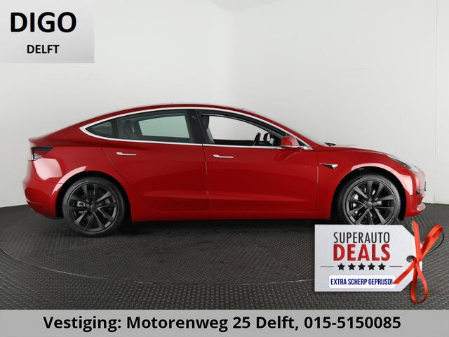 Tesla Model 3 RWD 60 kWh (238PK) ACCUTEST 91% BEREIK 391 KM GARANTIE MOGELIJK 9-2030* PANO.LEDER. STOELVERWARMING