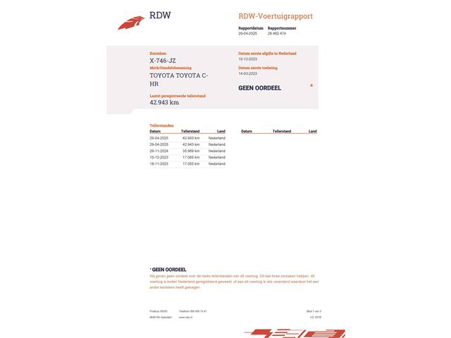 Toyota C-HR 2.0 Hybrid Executive (184PK) 1e-Eig. & Dealer-Onderh. BOVAG-Garantie. NL-Auto..
