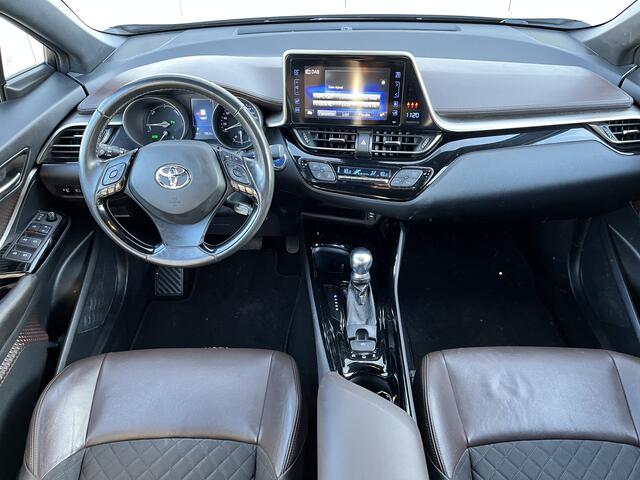Toyota C-HR 1.8 Hybrid Executive Half Leder Stoelverwarming Navi NL auto dealer onderhouden