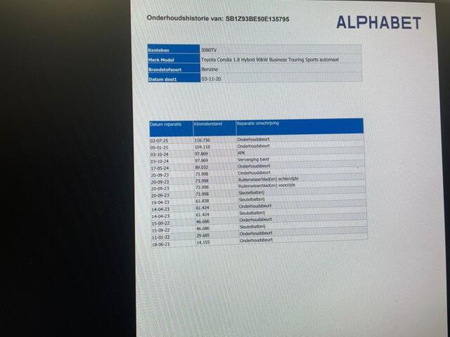 Toyota COROLLA Touring Sports 1.8 Hybrid Business - Carplay, Navi, Camera, Cruise