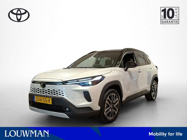 Toyota COROLLA Cross Hybrid 180 Executive Bi-tone pearl white kleur | Nieuw direkt leverbaar