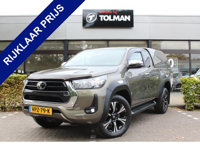 Toyota HI-LUX HiLux 2.8 D-4D Xtra Cab Professional premium Automaat | Rijklaar | Hardtop | Navi | Apple/Android | Trekhaak | PDC | Camera