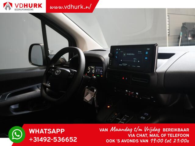Toyota PROACE CITY 1.5 130 pk Aut. BPM VRIJ! LED/ Virtual Cockpit/ 3 pers./ Carplay/ Camera/ Climate/ PDC/ Cruise