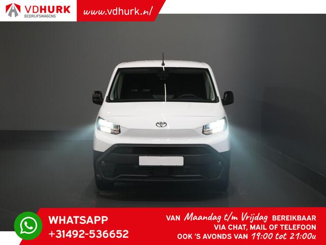 Toyota PROACE CITY 1.5 130 pk Aut. BPM VRIJ! LED/ Virtual Cockpit/ 3 pers./ Carplay/ Camera/ Climate/ PDC/ Cruise