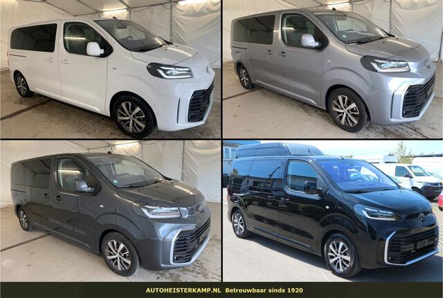 Toyota PROACE Electric Verso 75 kWh 36.000 EX BTW 8-zitter ACC Navi Camera