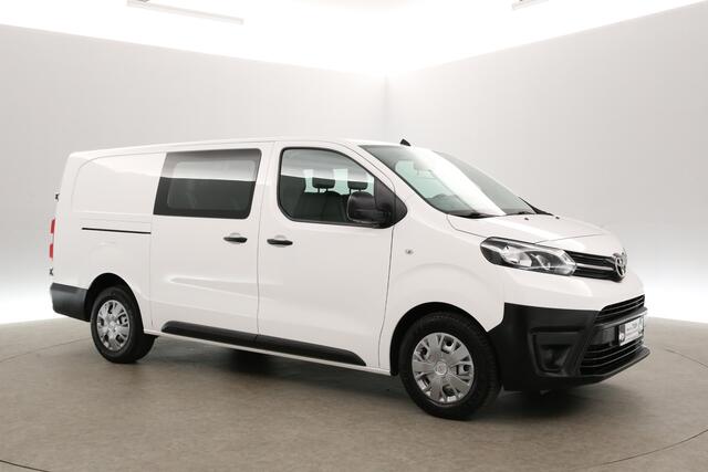 Toyota PROACE 2.0 L3H1 | Dubbele Cabine | 6 Persoons | 2xSchuifdeur | Airco | Cruise | Trekhaak | Stoelverwarming |