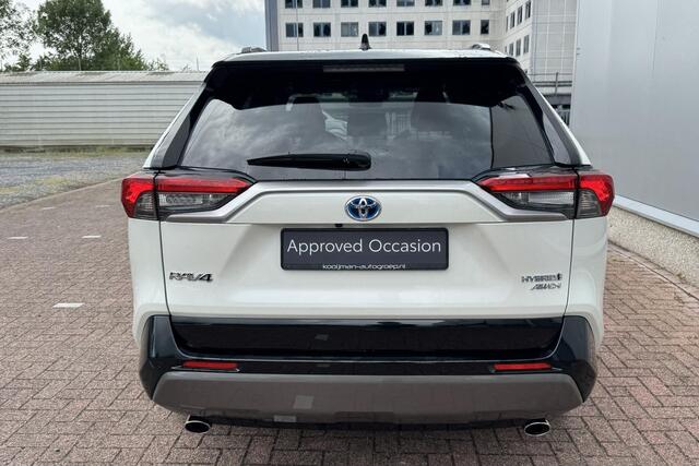 Toyota RAV4 2.5 Hybrid AWD Bi-Tone Navigatie, Dodehoekdetectie, 360" Camera, JBL, Stoelverwarming