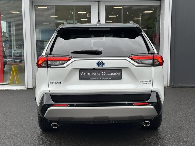 Toyota RAV4 2.5 Hybrid AWD Bi-Tone Apple Carplay/Android Auto navigatie, Stoelverwarming, Achteruitrij camera, Adaptieve cruise control, Kunstlederen/alcantara bekleding, Keyless