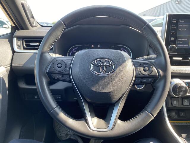 Toyota RAV4 2.5 Hybrid AWD Black Edition Trekhaak, JBL, Navigatie, Stoelverwarming, LMV, LED, Adaptieve cruise control.