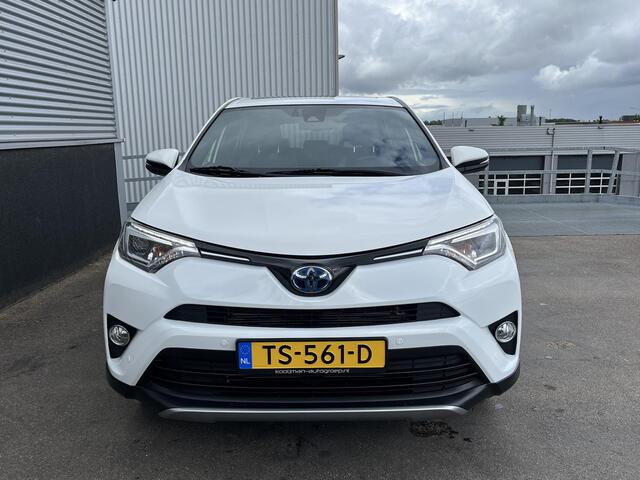 Toyota RAV4 2.5 Hybrid AWD Style Schuif/kanteldak, Stoelverwarming, 1e eign. NL-auto! LMV, Leder/alcantara, Navigatie, Parkeersensoren voor + achter, Achteruitrijcamera, Adaptieve cruise control