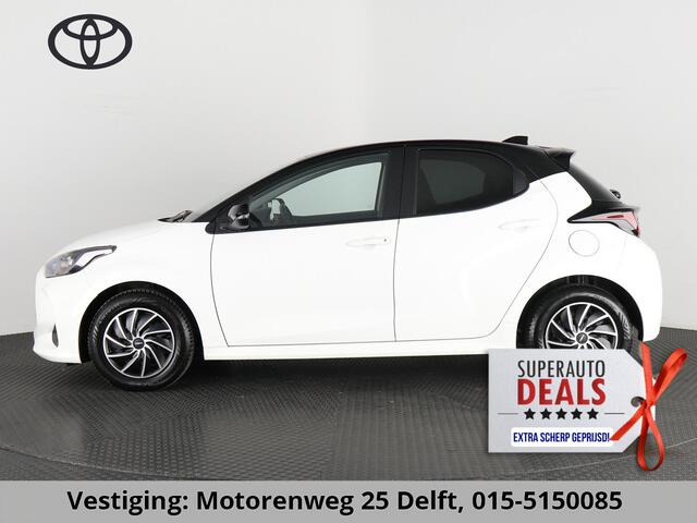 Toyota YARIS 1.5 HYB 1e EIG GARANTIE TOT 11-2032* BLACK & WHITE BIJNA 2023. CLOUD NAVI.CLIMA.CRUISE