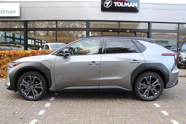 Toyota bZ4X Premium 71 kWh 3-fase Bi-Tone | Rijklaar | Panoramadak | Leder | Memory | LED | 360 Camera | JBL