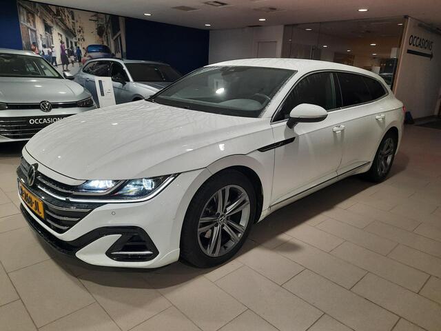 Volkswagen Arteon Shooting Brake 2.0 TSI 190pk DSG Automaat R-Line Business+ | Navi | PDC | Clima | Digital cockpit | Leer/alcantara verwarmd | El.achterklep Nieuw binnen, foto's volgen