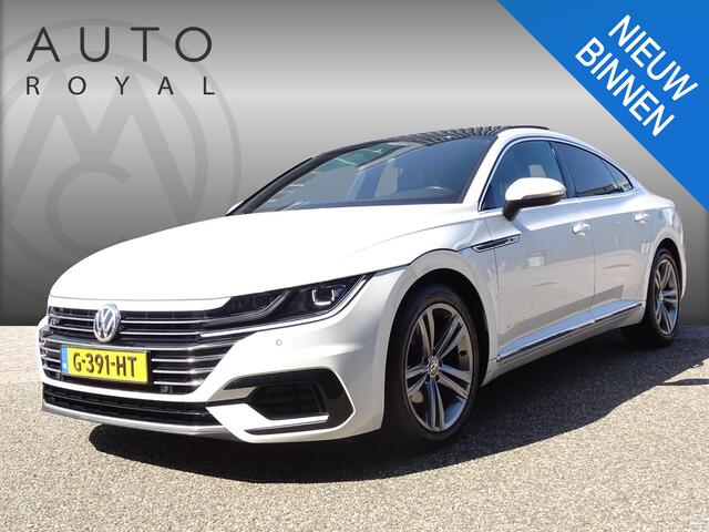 Volkswagen Arteon 2.0 TSI Business R Exclusive AUTOMAAT| R-LINE|PANORAMADAK|NAVIAGTIE|ACHTERUIT RIJ CAMERA|WIT PARELMOER|WEG KLAPBAAR TREKHAAK|LED PAKKET|STOELVERWARMING|