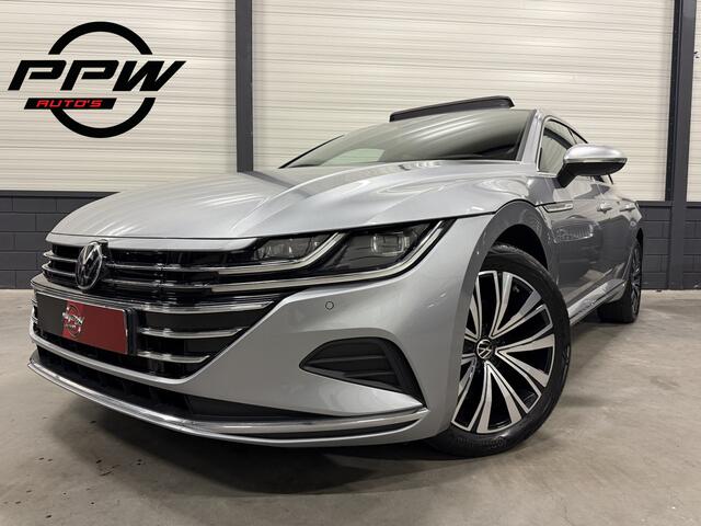Volkswagen Arteon Shooting Brake 1.4 TSI eHybrid PANO/TREKHAAK/TWO-TONE LEER/TTREKHAAK/360CAMERA/ACC/18"MUSCAT/CARPLAY/STANDKACHEL/SFEER/VIRTUAL/MATRIX/DONKERE HEMEL/VOLLEDIG VW DEALER HISTORIE