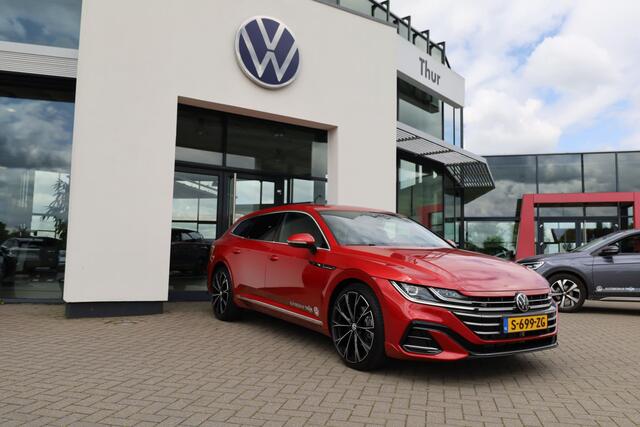 Volkswagen Arteon Shooting Brake 2.0 TSI R-Line Business+ 190PK / 140kW 7 versn. DSG, Assistentiepakket, Designpakket, Licht & zicht-pakket, Comfort+ pakket, Decor inleg 'black carbon', IQ. Light, Stuurwiel verwarmd 20"inch lichtmetalen Velgen, etc.