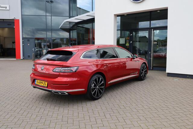 Volkswagen Arteon Shooting Brake 2.0 TSI R-Line Business+ 190PK / 140kW 7 versn. DSG, Assistentiepakket, Designpakket, Licht & zicht-pakket, Comfort+ pakket, Decor inleg 'black carbon', IQ. Light, Stuurwiel verwarmd 20"inch lichtmetalen Velgen, etc.