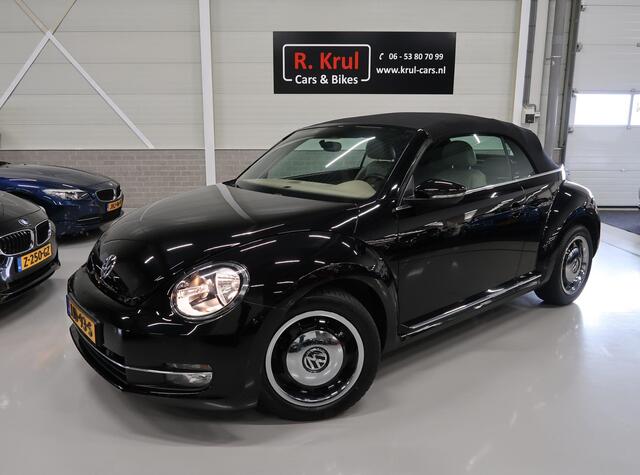 Volkswagen BEETLE (NEW) Cabriolet 1.2 TSI Design BMT Beige Leer Stoelverwarming Airco-ecc PDC 17 inch Circle Black sportvelgen Cruisecontrol Windscherm Boekjes Zeer nette staat Elektrische kap