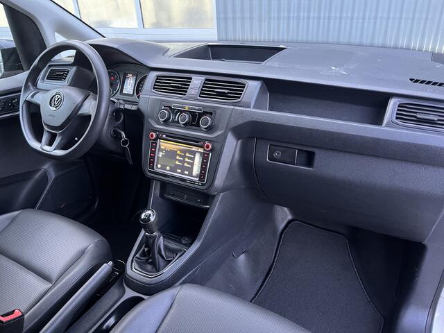 Volkswagen CADDY 1.4 TGI L1H1 EcoFuel Aardgas/Benzine Airco Cruise controle Trekhaak 1300kg Kastinrichting Telefoonverbinding 2-Persoons Navigatiesysteem Parkeersensoren achter