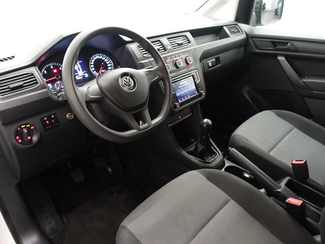 Volkswagen CADDY 2.0 TDI Euro 6 Comfortline- RVS Kastinrichting, Carplay, Navi, Clima, Cruise, Grijs kenteken