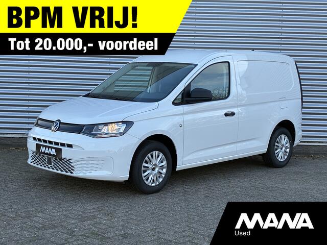 Volkswagen CADDY 2.0TDI / 102PK / Candy White / Airco / Meegespoten bumpers