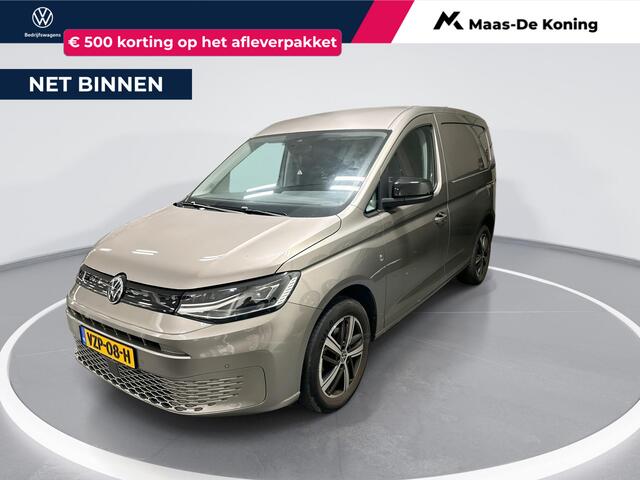 Volkswagen CADDY Cargo 1.5 TSI 115pk DSG 75 Edition · Camera · Apple/Android Car Play · P-Sensoren · Navigatie · Betimmering · Trekhaak · 17'' Inch · Garantie t/m 08-12-2027 of 100.000km