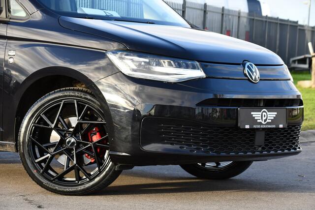 Volkswagen CADDY Cargo 2.0 TDI 1st Black Edition Virtual, Adaptieve Cruise, Camera, Leder, LED, Carplay, Trekhaak, Stoelverwarming, Uniek!