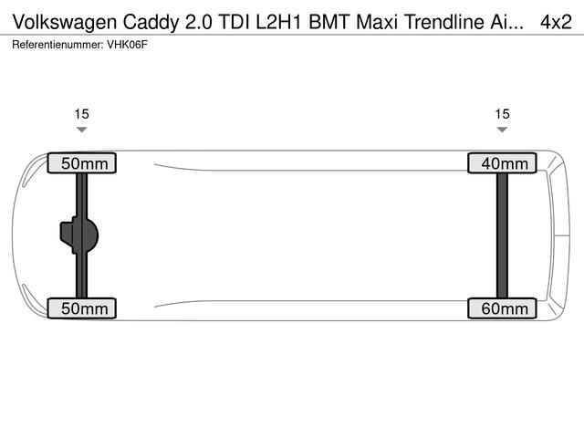 Volkswagen CADDY MAXI 2.0 TDI L2H1 BMT Trendline Airco Navi Carplay