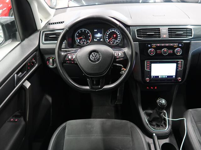 Volkswagen CADDY MAXI 1.4 TSi 92kW BMT Maxi Highline 7 persoons App connect Leer/Alcantara 1e Eigenaar Airco-ecc LMC PDC Cruise control Extra getint glas Onderhoud aanwezig Nette staat