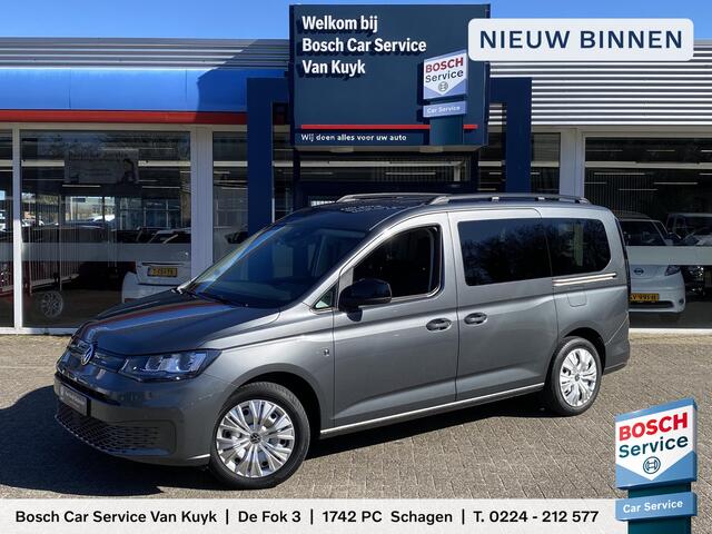Volkswagen CADDY MAXI 1.5 TSI 7p / Automaat / NL-Auto / 2e-Eigenaar / Stoelverwarming / Adaptieve Cruise-Control / Apple-Carlay & Android-Auto / Zijschuifdeur Links en Rechts / Climate-Control / DAB Radio-Bluetooth / Navi / PDC V+A met Camera / 17'' LMV / ENZ.