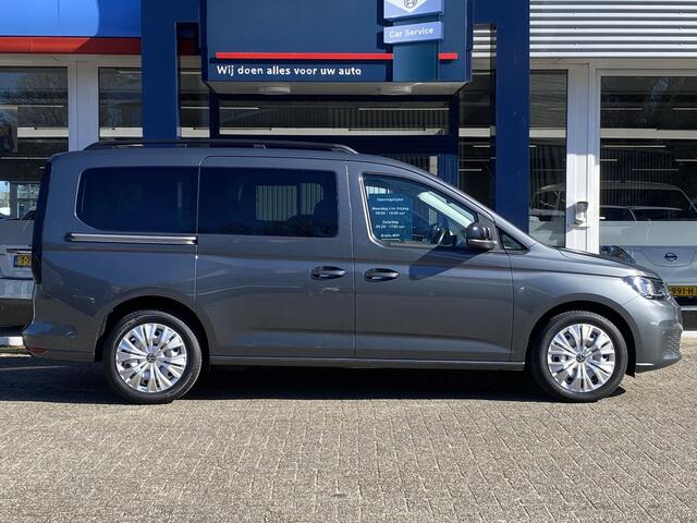 Volkswagen CADDY MAXI 1.5 TSI 7p / Automaat / NL-Auto / 2e-Eigenaar / Stoelverwarming / Adaptieve Cruise-Control / Apple-Carlay & Android-Auto / Zijschuifdeur Links en Rechts / Climate-Control / DAB Radio-Bluetooth / Navi / PDC V+A met Camera / 17'' LMV / ENZ.