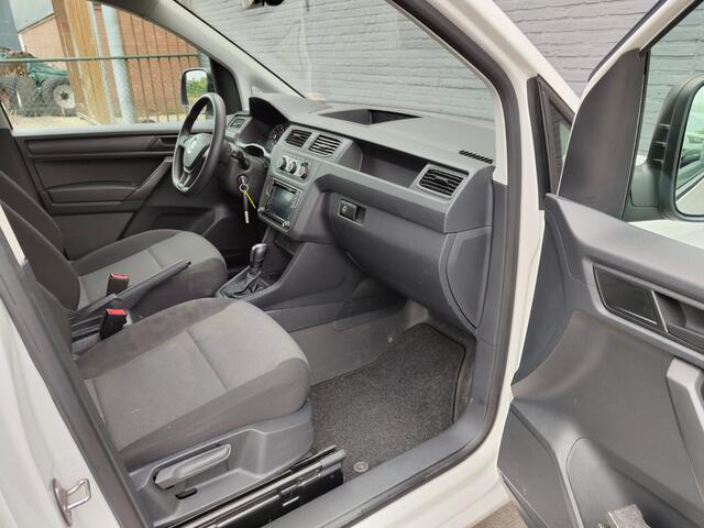 Volkswagen CADDY MAXI AUT-6 1.4 TGI CNG EcoFuel Apple Carplay Android Auto Navi Airco Verwarmbare voorruit Cruise Controle Pdc Comfortline 2X Schuifdeur Betonplex Vloer Wandbetimmering Regen-Lichtsensor Executive Plus Pakket Bluetooth Compressed Natural Gas Brandstof Euro 6 Ze