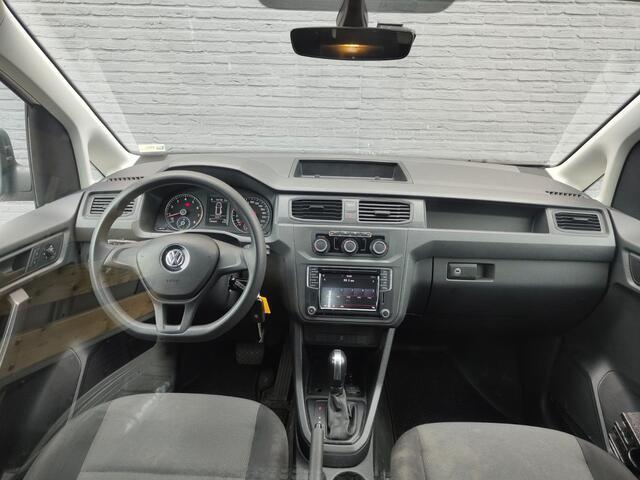 Volkswagen CADDY MAXI AUT-6 1.4 TGI CNG EcoFuel Apple Carplay Android Auto Navi Airco Verwarmbare voorruit Cruise Controle Pdc Comfortline 2X Schuifdeur Betonplex Vloer Wandbetimmering Regen-Lichtsensor Executive Plus Pakket Bluetooth Compressed Natural Gas Brandstof Euro 6 Ze