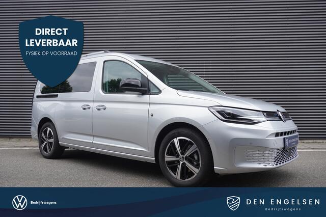 Volkswagen CADDY MAXI 1.5 TSI Hybride Style 1.5 TSI Hybride DSG, Climatronic, Achterdeuren met ruit, Trekhaak, App connect draadloos, Navigatie, Alarm, LED koplampen