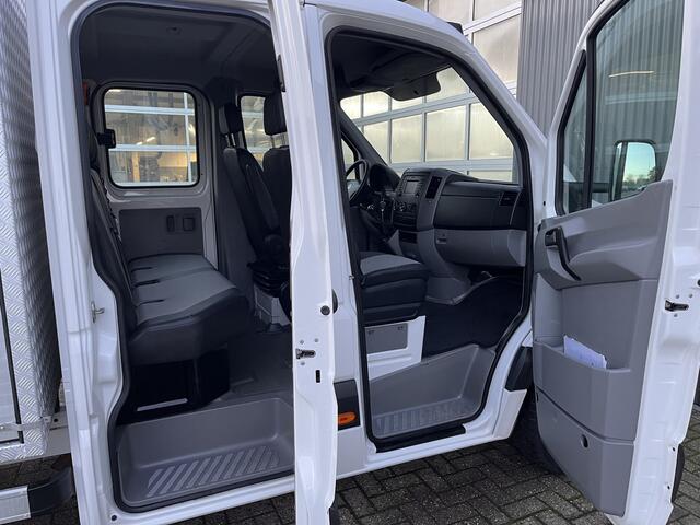Volkswagen CRAFTER 35 2.0 TDI DC Maxi Kipper 3500kg trekgewicht Euro 6 Airco Cruise controle 6-Persoons Telefoonverbinding Gereedschapskist Kieper Open laadbak Pick-up Bpm vrij