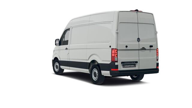 Volkswagen CRAFTER Bedrijfswagens Highline 35 2.0 TDI L3H3 140 pk 103 kW pk 6 versn | Volwaardig reservewiel (inclusief boordgereedschap en krik) | Trekhaak met vaste kogel (inclusief aanhangwagenstabilisator) | Stoelbekleding stof robuust "marathon" |