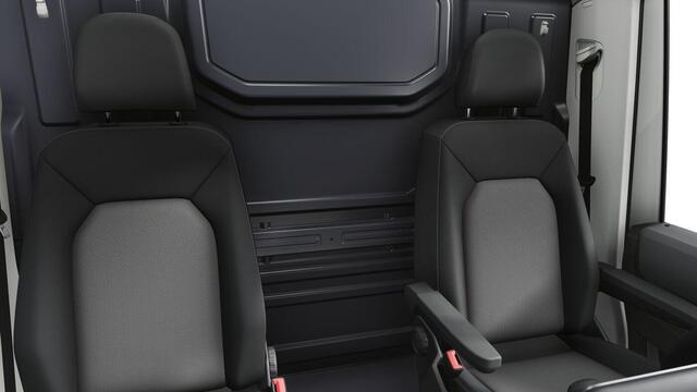 Volkswagen CRAFTER Bedrijfswagens Highline 35 2.0 TDI L3H3 140 pk 103 kW pk 6 versn | Volwaardig reservewiel (inclusief boordgereedschap en krik) | Trekhaak met vaste kogel (inclusief aanhangwagenstabilisator) | Stoelbekleding stof robuust "marathon" |