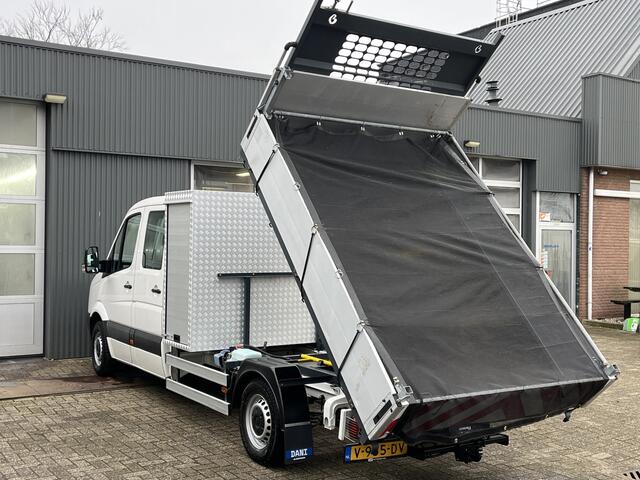 Volkswagen CRAFTER 2.0 TDI DC Kipper 3500kg trekgewicht Euro 6 Airco Cruise controle 6-Persoons Telefoonverbinding Gereedschapskist Kieper Open laadbak Pick-up Bpm vrij 109pk