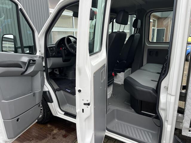 Volkswagen CRAFTER 2.0 TDI DC Kipper 3500kg trekgewicht Euro 6 Airco Cruise controle 6-Persoons Telefoonverbinding Gereedschapskist Kieper Open laadbak Pick-up Bpm vrij 109pk