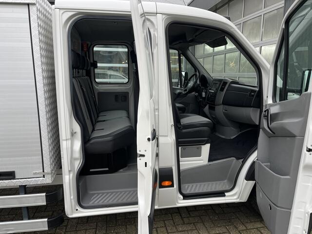 Volkswagen CRAFTER 2.0 TDI DC Kipper 3500kg trekgewicht Euro 6 Airco Cruise controle 6-Persoons Telefoonverbinding Gereedschapskist Kieper Open laadbak Pick-up Bpm vrij 109pk