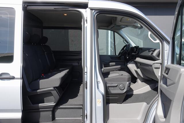 Volkswagen CRAFTER L3H2 | 177Pk Aut. | Dubbele Cabine | Nieuw Model | 10,4'' Navigatie | 19'' | Oyster Silver