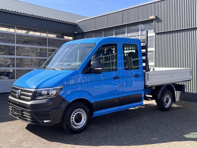 Volkswagen CRAFTER 35 2.0 TDI DC Airco Cruise controle Euro 6 laadbak Voorruit verwarming 6-persoons Open laadbak Pick-up p-up Bakwagen 1e eigenaar