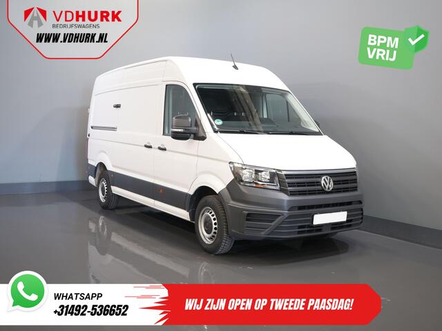 Volkswagen CRAFTER 35 2.0 TDI 140 pk L3H3 BPM VRIJ! 270Gr. Deuren/ Carplay/ Climate/ Camera/ Cruise